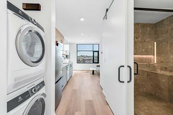 Stacked washer & dryer